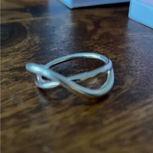 Elegant Silver Infinity Ring